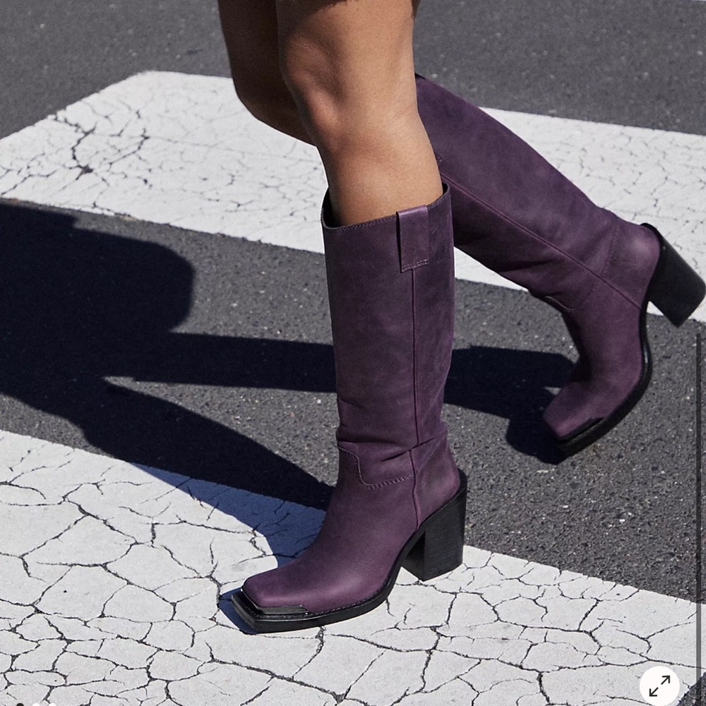 Jeffrey Campbell East Austin Leather Tall Boots